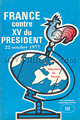 France v Presidents XV Fr 1977 rugby  Programmes